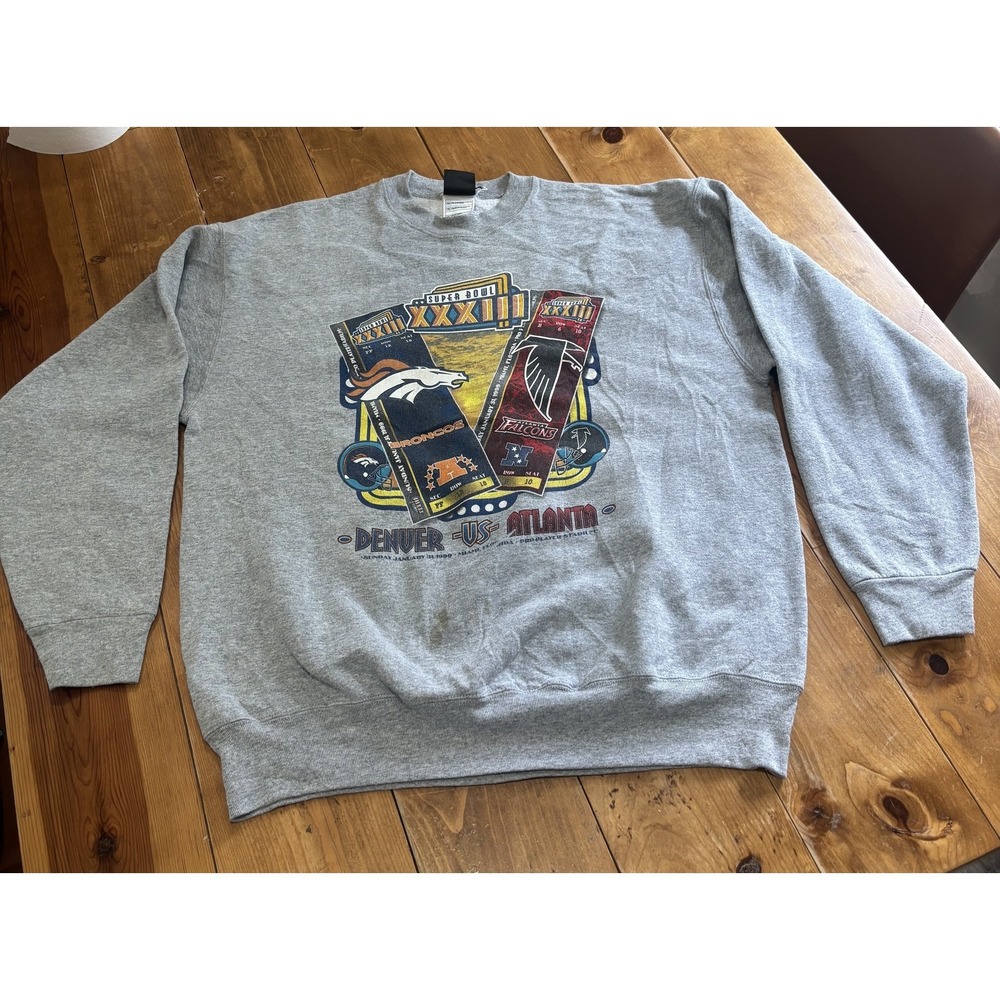 Vintage Pro Layer Super Bowl XXXIII 1999 Denver Broncos Atlanta Falcons